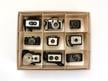 Archival Object Storage Kit with an acid-free box and dividers for preserving collectibles, heirlooms organized in compartments. thumbnail